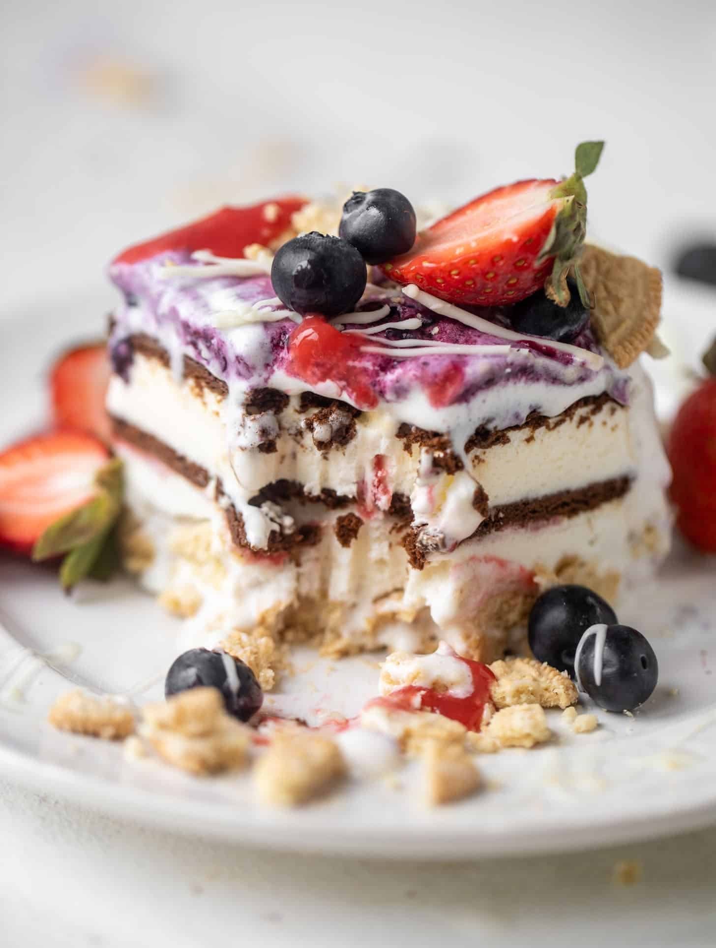 Berry Ice Cream Cake
